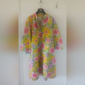 Estella Fagin Vintage Lounge Robe Kimono Style